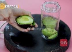 牛油果蔓越莓果昔的做法图解3