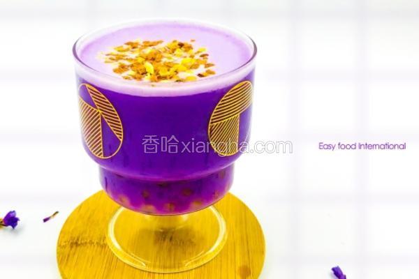 热饮｜紫薯燕麦爆爆果