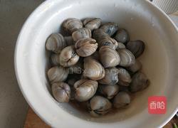 小白菜蚶子豆腐汤的做法图解9