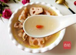 莲藕炖鸡汤的做法图解2