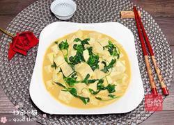 蟹黄豌豆苗豆腐汤的做法图解16