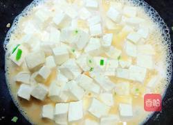 蟹黄豌豆苗豆腐汤的做法图解12