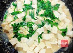 蟹黄豌豆苗豆腐汤的做法图解15