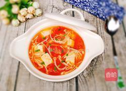 番茄豆腐菌菇汤的做法图解15