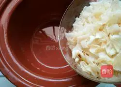 Illustration of how to make purple sweet potato, white fungus and lily soup 5