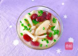 红枣海鲜菇鸡汤的做法图解14