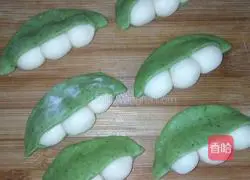Illustration of how to make pea steamed buns 5