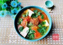 西红柿白菜豆腐汤的做法图解12