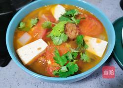 西红柿白菜豆腐汤的做法图解11
