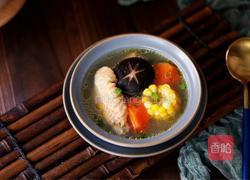 香菇玉米胡萝卜鸡汤的做法图解11