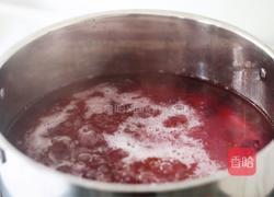 桃胶皂角米雪燕紫薯羹的做法图解11