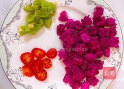 珍珠火龙果甜品的做法图解2