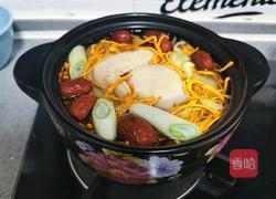 虫草花炖鸡汤的做法图解7