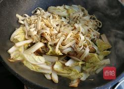 娃娃菜五花肉炖干豆腐的做法图解10