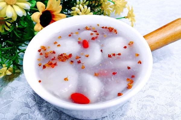 桂花藕粉芋艿