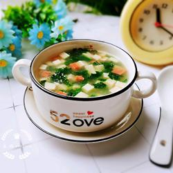 菠菜豆腐汤的做法[图]