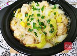 粉丝白菜丸子煲的做法图解8