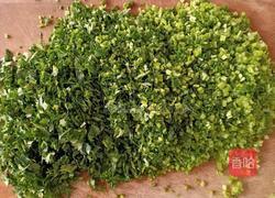 香菜肉饼的做法图解2