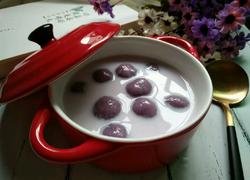 奶香紫薯汤圆
