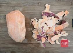 莲子桃胶红薯汤的做法图解3