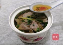 猪肝汤的做法图解13