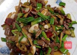 小炒牛肉的做法图解6