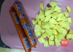 香煎土豆香肠块的做法图解3