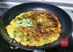 菠菜鸡蛋饼的做法图解10