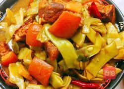 豆角焖肉的做法图解13