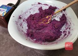 紫薯蓝莓三明治的做法图解4