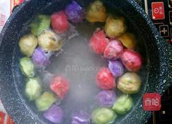 美味彩色素饺子的做法图解15