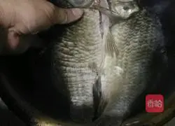 Illustration of how to make crucian carp in golden soup 1