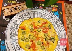 番茄鸡肉秋葵厚蛋烧的做法图解14