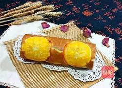 橙子蛋糕卷的做法图解1