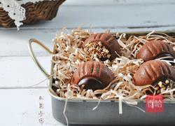 假装栗子的的巧克力玛德琳的做法图解15