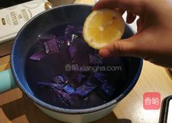 紫薯糯米圆子汤的做法图解4