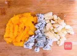 Illustration of how to make fruit pizza 2