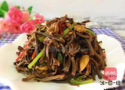 茶树菇炒五花肉的做法图解11