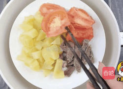 番茄土豆牛肉泥的做法图解6
