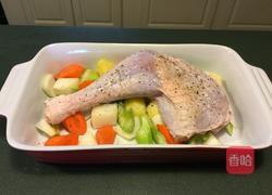 时蔬烤火鸡腿的做法图解9