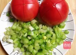 番茄金针菇汤的做法图解3