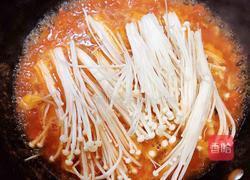 番茄金针菇汤的做法图解12