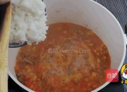 番茄牛肉烩饭的做法图解9