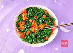 胡萝卜拌菠菜的做法图解17