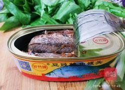 豆豉鲮鱼油麦菜的做法图解3