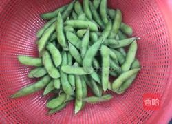 香辣毛豆的做法图解2