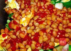 荷包蛋炒腊八豆的做法图解4