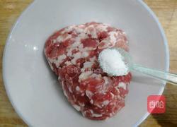 豆腐泡酿肉的做法图解2