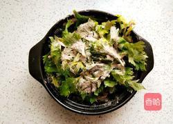 蒸菜（芹菜叶）的做法图解2
