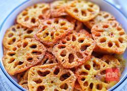 酥到掉渣的炸藕片的做法图解8